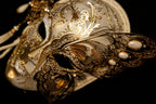 Maschera originale Veneziana in cartapesta e metallo